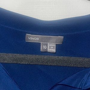 100% Vince Silk Blouse size 10